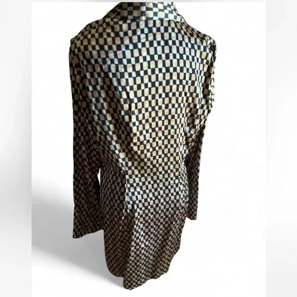 EUC Abercrombie & Fitch geometric pattern shirt dress - Picture 7 of 9